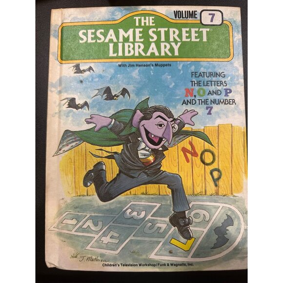 Vintage Sesame Street Library 4 Book Bundle- volumes 3, 4, 6, 7 - Picture 2 of 14